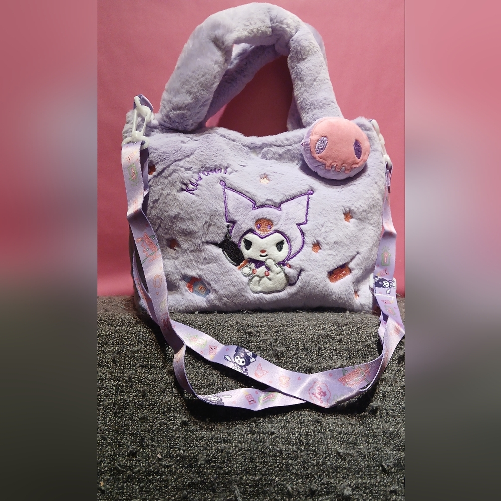 Hello kitty- Kuromi Plush Purse and Wallet Set - Picture 6 of 10